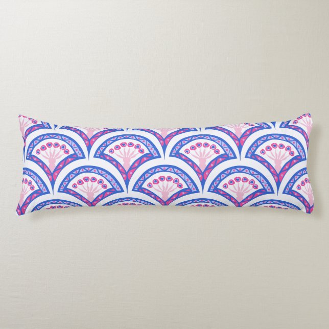 Elegant Vintage Ornamental Artwork Body Cushion (Front)