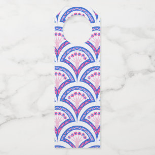 Elegant Vintage Ornamental Artwork Bottle Tag