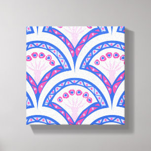 Elegant Vintage Ornamental Artwork Canvas Print