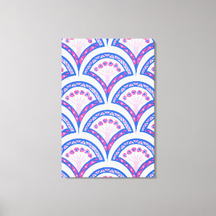 Elegant Vintage Ornamental Artwork Canvas Print