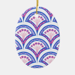 Elegant Vintage Ornamental Artwork Ceramic Tree Decoration