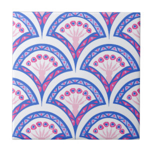 Elegant Vintage Ornamental Artwork Tile