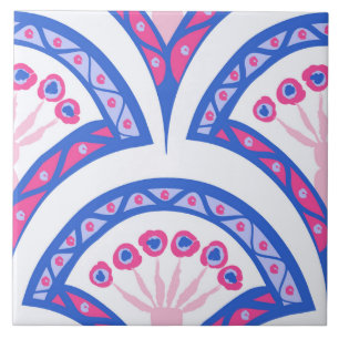 Elegant Vintage Ornamental Artwork Tile