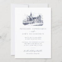 Elegant Vintage Palace Drawing Destination Wedding