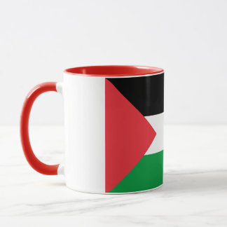Elegant Vintage Palestinian Flag Covered Ceramic Mug