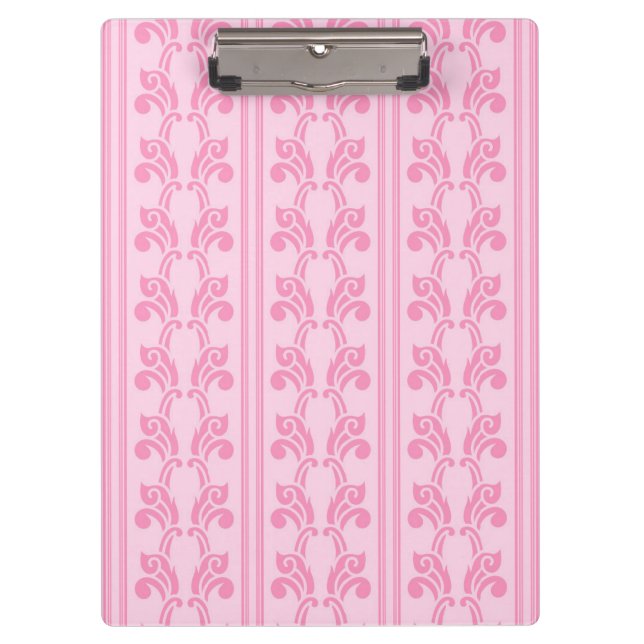Elegant Vintage Pattern Clipboard (Front)