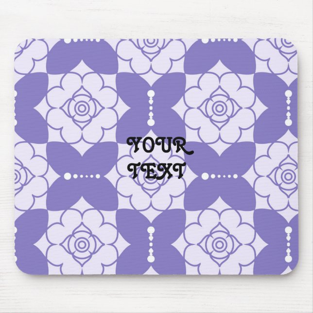 Elegant Vintage Pattern Mouse Pad (Front)