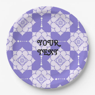 Elegant Vintage Pattern Paper Plate