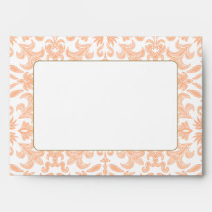 Elegant Vintage Peach Invitation Envelopes