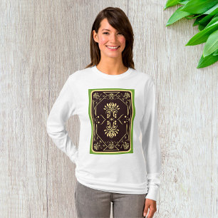 Elegant Vintage Playing Card Black Gold T-Shirt