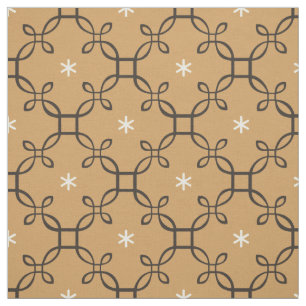 Elegant vintage quatrefoil Beethoven music CC0722 Fabric