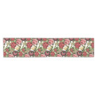 Elegant Vintage Rose Botanical Table Runner