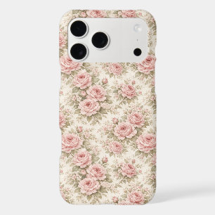 Elegant Vintage Rose Seamless Floral Pattern