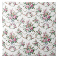 Elegant Vintage Roses and Swags