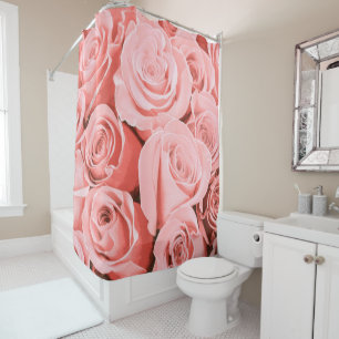 Elegant Vintage Roses Floral   Shower Curtain
