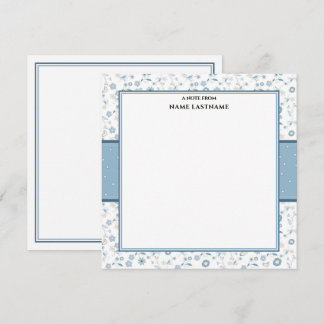 Elegant Vintage Shabby Chic Floral I Thank You Card