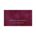 Elegant Vintage | Simple Minimal Burgundy