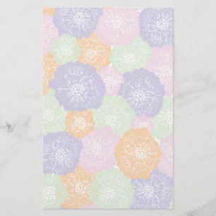 Elegant Vintage Spring Floral Pattern Stationery