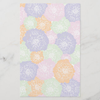 Elegant Vintage Spring Floral Pattern Stationery