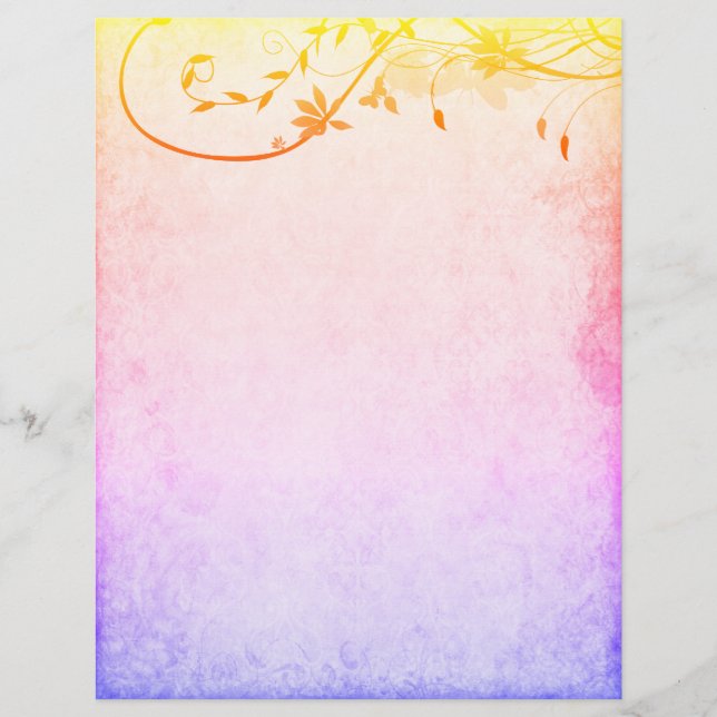 Elegant vintage stationery paper (Front)