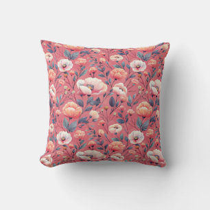 Elegant Vintage Stylish Romantic Floral Chic Cushion