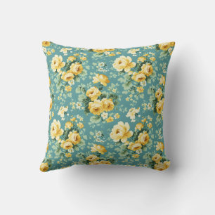 Elegant Vintage Stylish Romantic Floral Chic Cushion