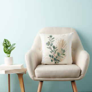 Elegant Vintage Throw Pillow, Cozy Home Decor Cushion