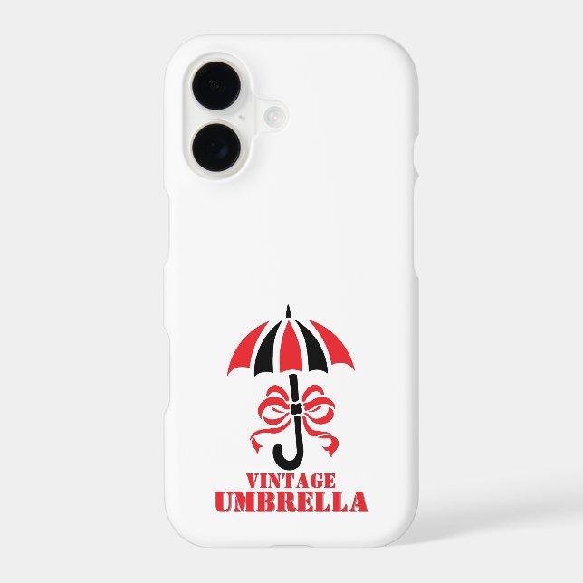 Elegant Vintage Umbrella with Ribbon Bow Design (Back)