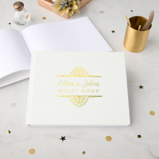 Elegant Vintage Wedding Guest Book