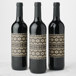 Elegant Vintage Wine Label