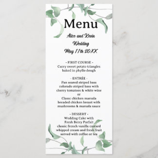 Elegant violet branch   menu