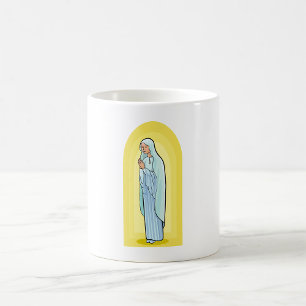Elegant Virgin Mary Catholic Religious Coffee Mug