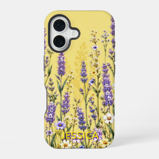 Elegant Warm Orange Daisy Flowers iPhone 16 Case