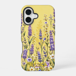 Elegant Warm Orange Daisy Flowers iPhone 16 Case