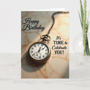 Elegant Watch Birthday Card