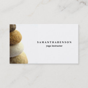 Elegant Water Colour Logo Zen Yoga Healing Health Business Card