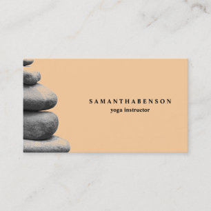 Elegant Water Colour Logo Zen Yoga Healing Health Business Card