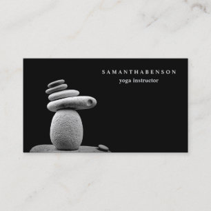 Elegant Water Colour Logo Zen Yoga Healing Health Business Card