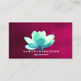 Elegant Water Colour Logo Zen Yoga Healing Health Business Card