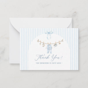 Elegant Watercolor a sweet baby boy Baby shower Card