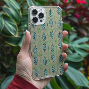 Elegant watercolor botanical leaves greenery iPhone 16 case