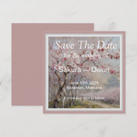 Elegant Watercolor Cherry Blossom
