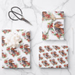 Elegant Watercolor Christmas Horse Equestrian Wrapping Paper Sheet<br><div class="desc">Elegant Festive Watercolor Christmas Horse Equestrian Wrapping Paper Sheets - motif comes in three different sizes to make wrapping of smaller and larger gifts easy.</div>