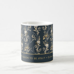 Elegant Watercolor Christmas Mug