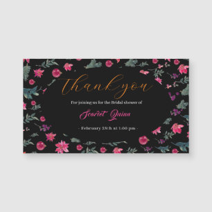 Elegant watercolor dusty pink floral bridal shower