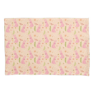 Elegant Watercolor Easter Pattern   Pillowcase