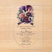 Elegant Watercolor Equestrian Wedding