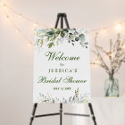 Elegant Watercolor Eucalyptus Bridal Shower