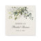 Elegant Watercolor Eucalyptus Bridal Shower Paper