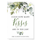 Elegant Watercolor Eucalyptus Bridal Shower Poster